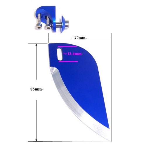 rc boat turn fin setup