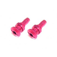 Red Aluminum Water Outlet-Small(2pcs) 