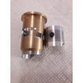 Set Piston + Brass/Chrome Sleeve for CMB .45 V5 RC Engines +  1 additional lapped piston !