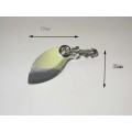 aluminum mini hydro turn fin for hull up to 18"