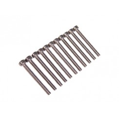 Stainless Steel Flat Head Hex Screws M3*30  (10pcs) 
