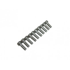 Stainless Steel Flat Head Hex Screws M4*10 (10pcs) 