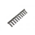Stainless Steel Flat Head Hex Screws M4*12 (10pcs) 