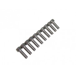Stainless Steel Flat Head Hex Screws M4*12 (10pcs) 