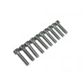 Stainless Steel Flat Head Hex Screws M4*16 (10pcs) 