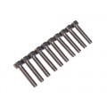 Stainless Steel Flat Head Hex Screws M4*20 (10pcs) 