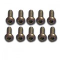 3*10PM Titanium Button Head Hex Screws 10PCS 