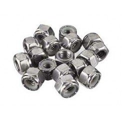 Hex Nylon Insert Locknuts M2 (10pcs)